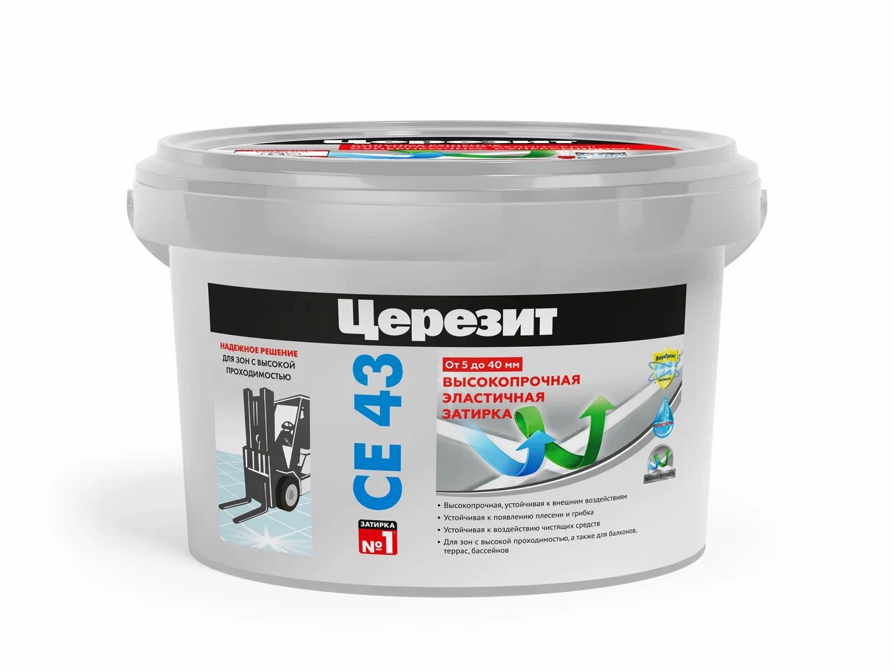 CE 43/2кг Super Strong Затирка высокопрочная Серая 07 Церезит, 07 (серая) купить в Санкт-Петербурге CE 43/2кг Super Strong Затирка высокопрочная Серая 07 Церезит, 07 (серая)