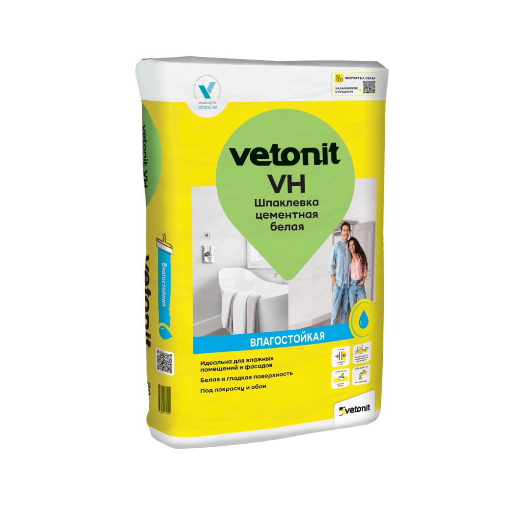 Шпаклевка цементная Vetonit VH белый 20кг, Шпаклевка цементная Vetonit VH белый 20кг купить в Санкт-Петербурге Шпаклевка цементная Vetonit VH белый 20кг, Шпаклевка цементная Vetonit VH белый 20кг