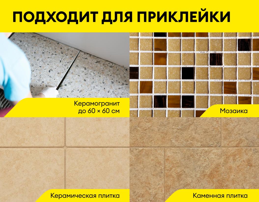 Клей цементный для плитки и керамогранита среднего и крупного формата С1 Vetonit easy fix+ 25кг