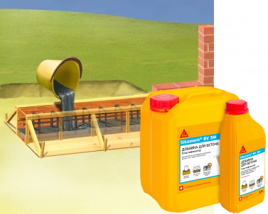 Sikament BV-3M 1 л Универсальный пластификатор, коричневый