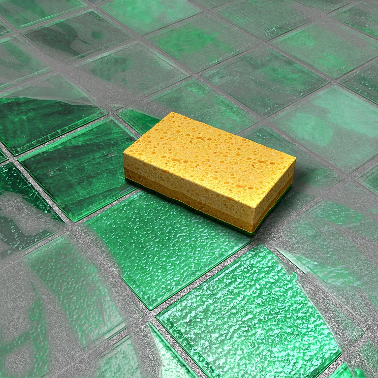 Sika Sponge Губка двусторонняя для очистки плитки от остатков эпоксидной затирки