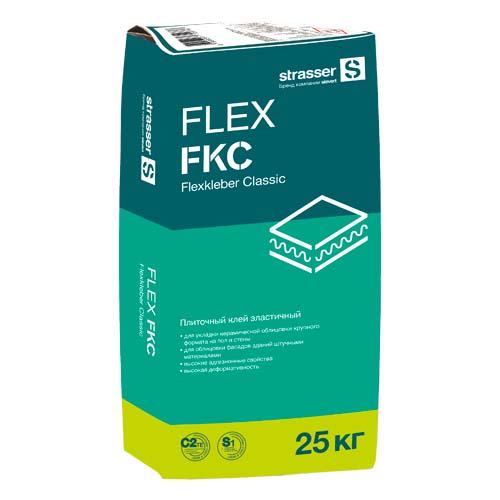 FLEX FKC Высокоэластичный клей (С2 ТЕ, S1) strasser, FLEX FKC Высокоэластичный клей (С2 ТЕ, S1)