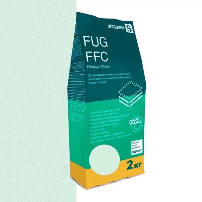 FUG FFC 31 Сухая затирочная смесь для узких швов, фисташковый (1 - 6 мм) strasser, FUG FFC 31 Сухая затирочная смесь для узких швов, фисташковый (1 - 6 мм) strasser