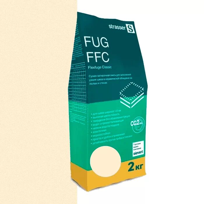 FUG FFC 05 Сухая затирочная смесь для узких швов, светло-желтый (1 - 6 мм) strasser, FUG FFC 05 Сухая затирочная смесь для узких швов, светло-желтый (1 - 6 мм) strasser