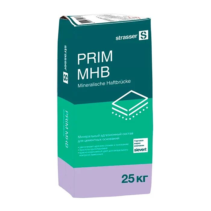PRIM MHB Минеральный адгезионный состав для цементных оснований strasser, PRIM MHB 25кг Минеральный адгезионный состав для цементных оснований Strasser купить в Санкт-Петербурге PRIM MHB Минеральный адгезионный состав для цементных оснований strasser, PRIM MHB 25кг Минеральный адгезионный состав для цементных оснований Strasser
