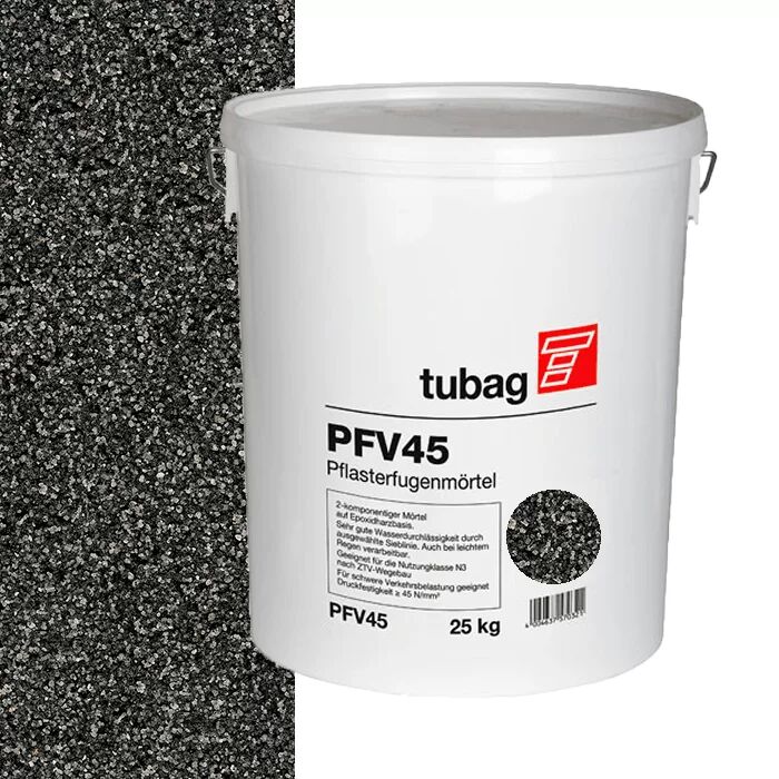 PFV 45 Раствор для заполнения швов брусчатки (высокая транспортная нагрузка), базальт tubag, PFV 45 Раствор для заполнения швов брусчатки (высокая транспортная нагрузка), базальт tubag