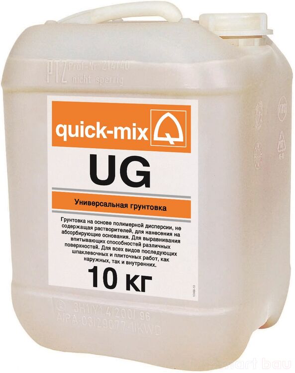 UG Универсальная грунтовка quick-mix, UG Универсальная грунтовка