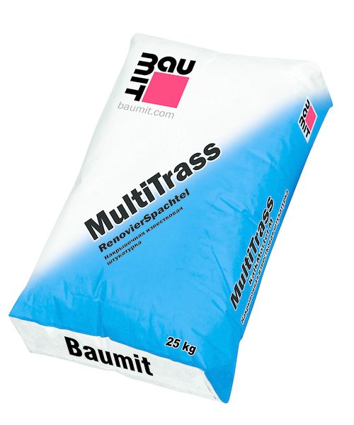 Multi Trass 25 кгРемонтная шпатлевка Baumit, Multi Trass 25 кгРемонтная шпатлевка Baumit