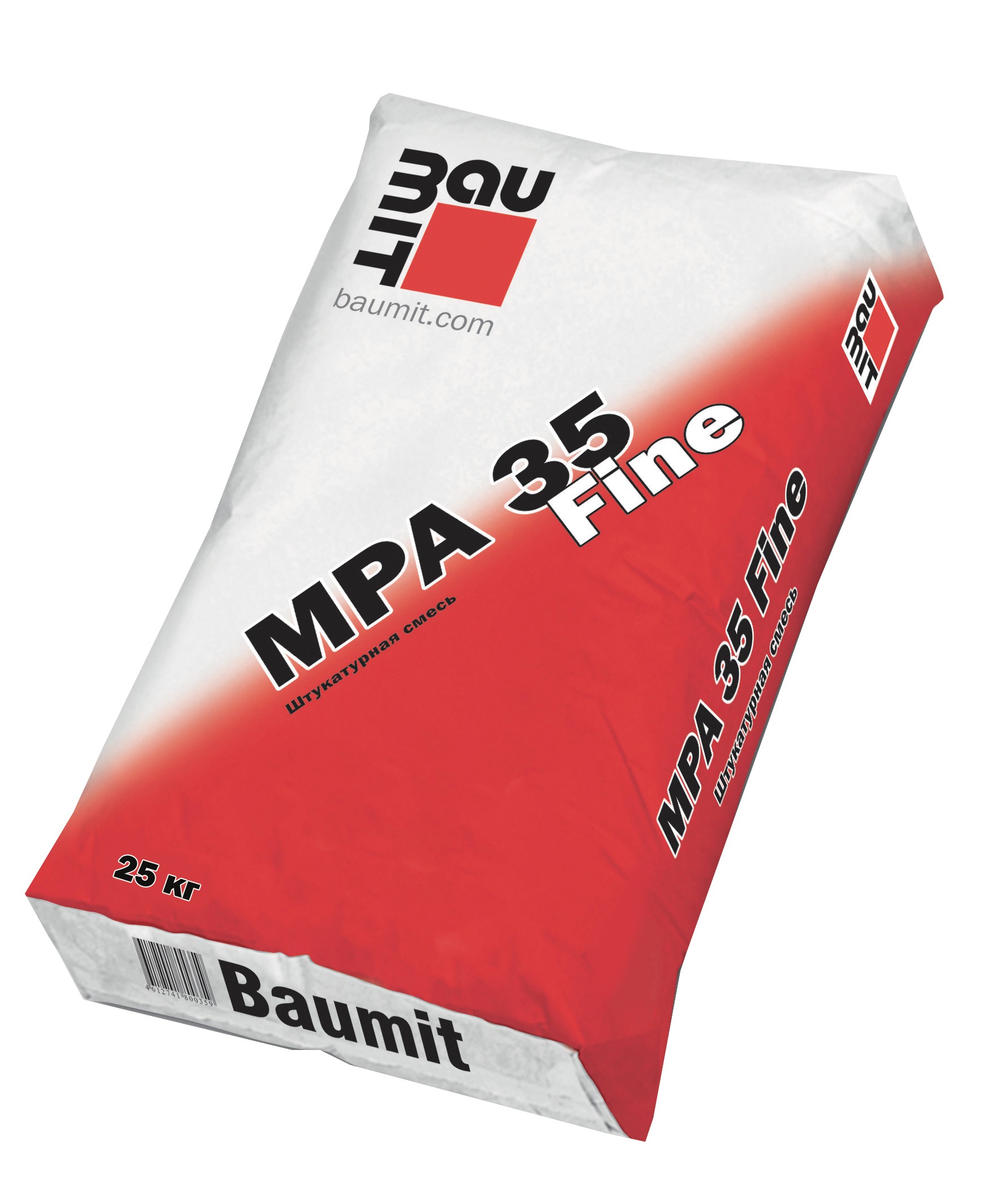 MPA 35 Fine 25 кг Штукатурная смесь Baumit, Штукатурная смесь Baumit MPA 35 Fine 25 кг