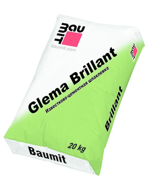 GlemaBrillant 20 кг Известковая шпаклёвка Baumit, GlemaBrillant 20 кг Известковая шпаклёвка Baumit