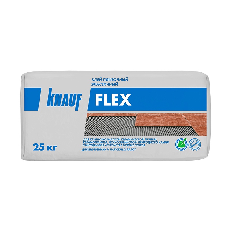 Клей для плитки КНАУФ Flex 25 кг, Клей для плитки КНАУФ Flex 25 кг