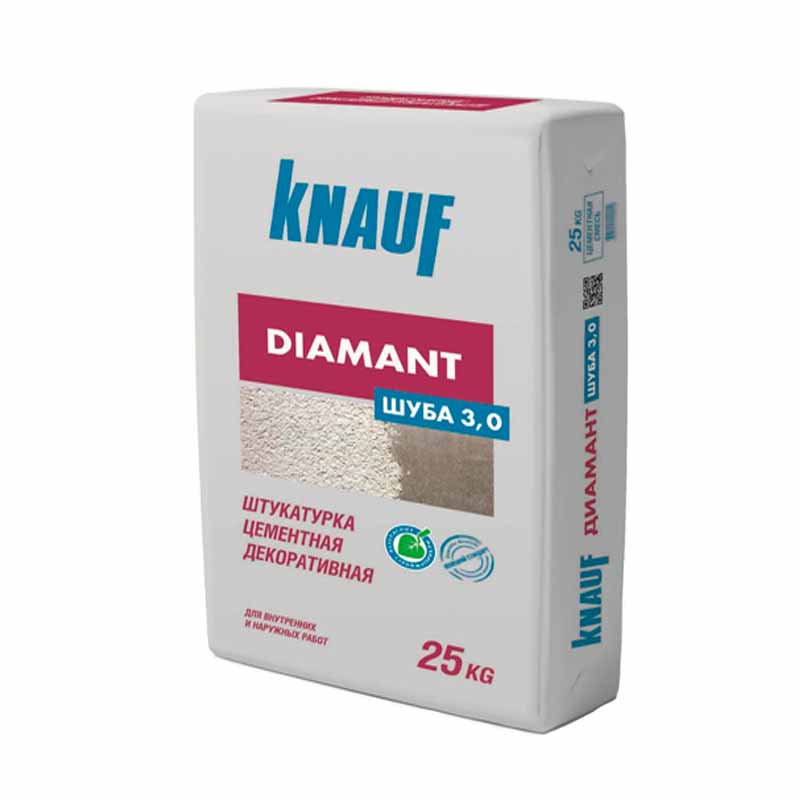Штукатурка декоративная КНАУФ Diamant шуба 3 мм, КНАУФ Диамант Штукатурка декоративная Штукатурка декоративная КНАУФ Diamant шуба 3 мм, КНАУФ Диамант Штукатурка декоративная