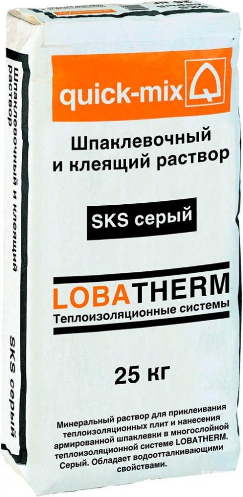SKS серый Шпаклевочный и клеящий раствор, серый
