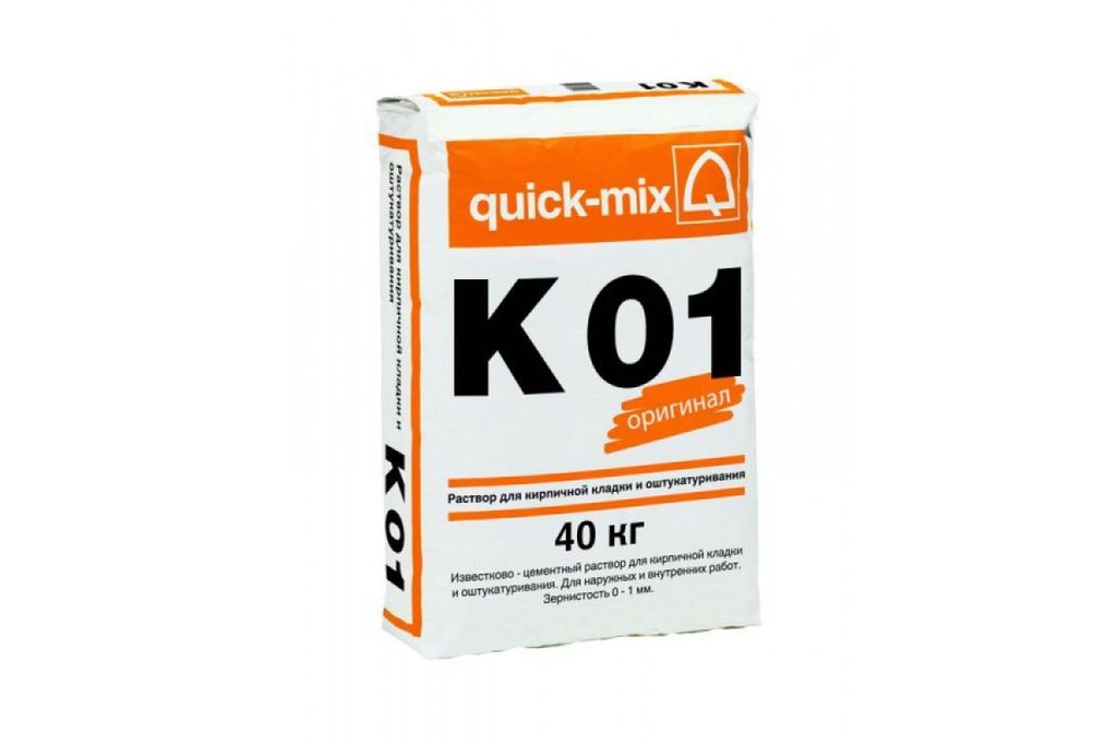 K 01 Известково-цементный раствор для кладки и оштукатуривания quick-mix, K 01 Известково-цементный раствор для кладки и оштукатуривания quick-mix