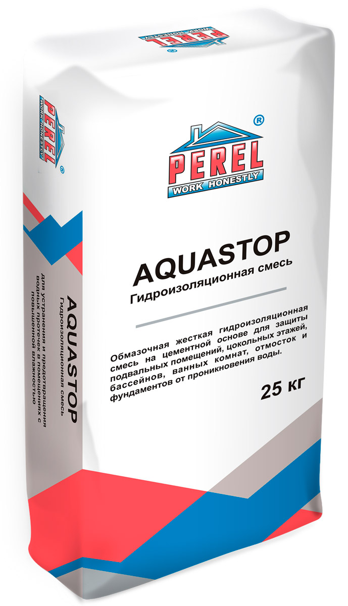 Гидроизоляционная смесь Perel Aquastop 0810 5 кг, Гидроизоляционная смесь Perel Aquastop 0810 5 кг