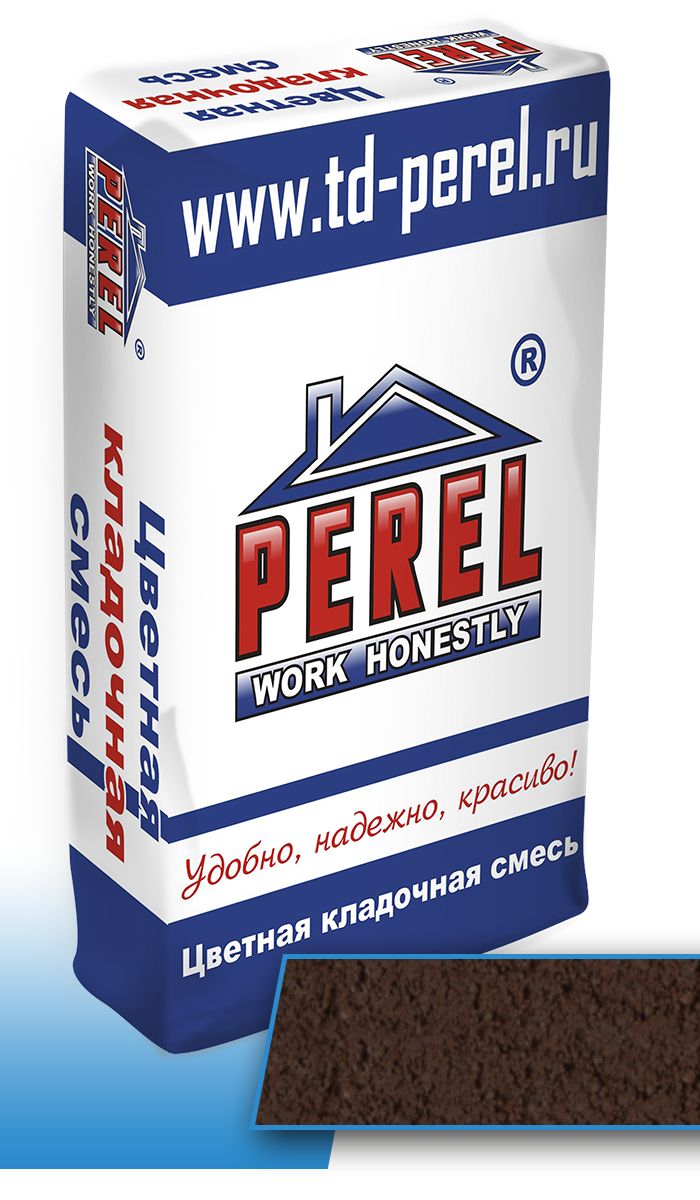 Цветная кладочная смесь Perel NL коричневая, Цветная кладочная смесь Цветная кладочная смесь Perel NL коричневая, Цветная кладочная смесь