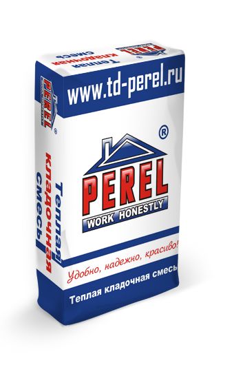 Теплоизоляционный кладочный раствор Perel TKS 8020 (эффективный), Теплоизоляционный кладочный раствор Perel TKS 8020 (эффективный)