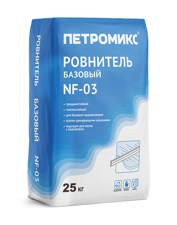 NF-03 (П) Ровнитель базовый ПЕТРОМИКС 25 кг/меш, NF-03 Петромикс Ровнитель базовый 25кг