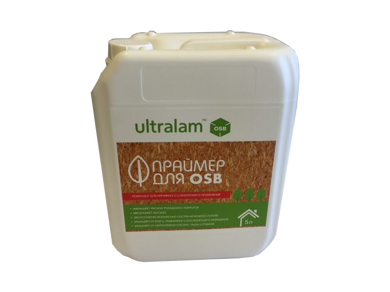 Ultralam Праймер для OSB 5 л купить в Санкт-Петербурге Ultralam Праймер для OSB 5 л