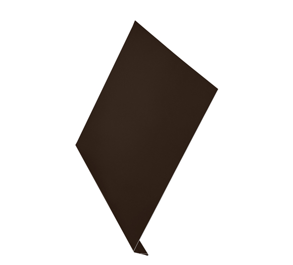 Ветровая планка (L-профиль) 200GreenCoat Pural Matt BT, Темно-коричневый RR32