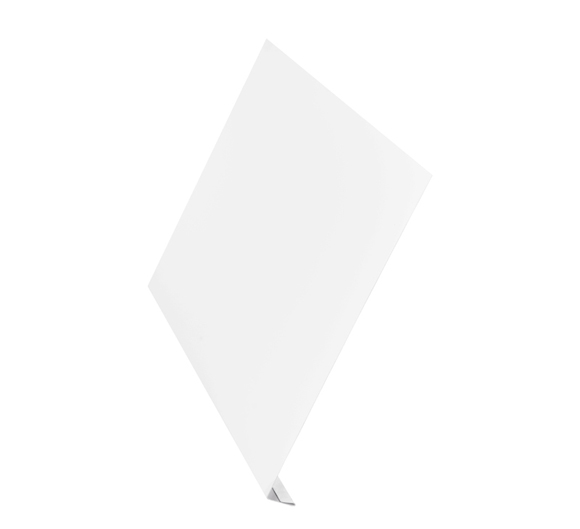 Ветровая планка (L-профиль) 200 PE, Белый RR20