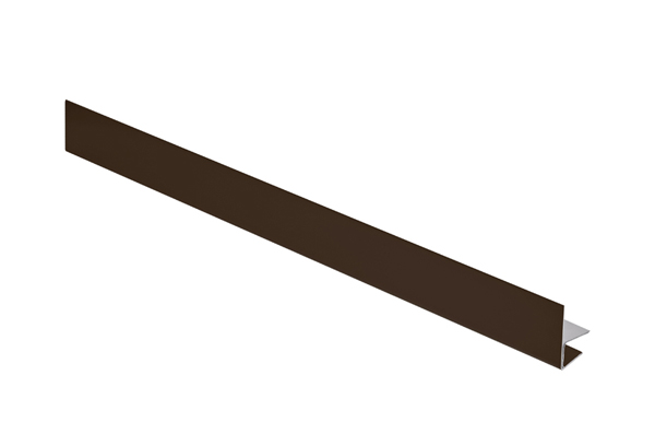 F-профиль увеличенный PE, Темно-коричневый RR32
