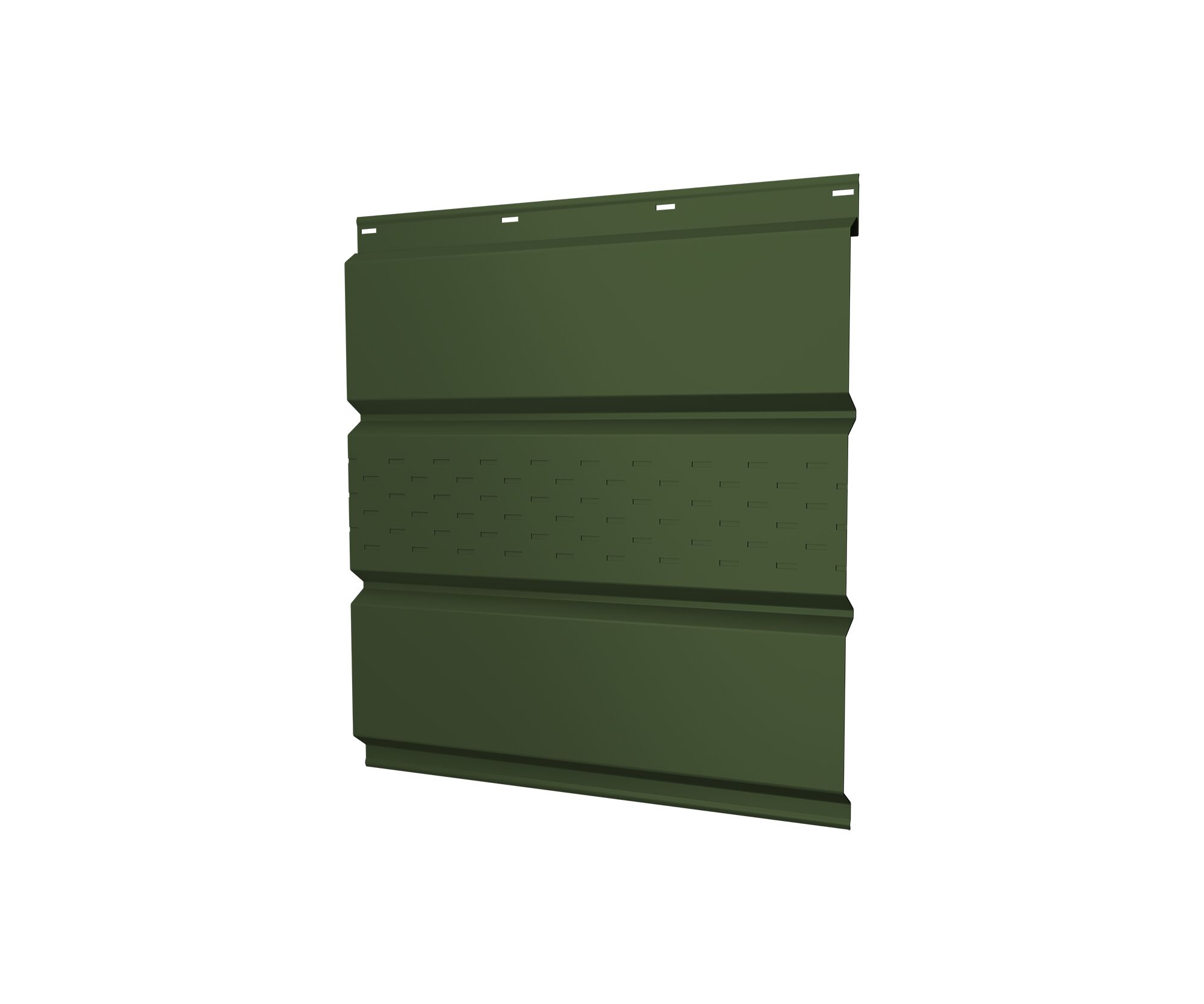 Софит металл центральная перфорация GL 0.50мм GreenCoat Pural Matt BT (темно-зеленый) RR11 {длины по спецификации}, RR11 (темно-зеленый) купить в Санкт-Петербурге Софит металл центральная перфорация GL 0.50мм GreenCoat Pural Matt BT (темно-зеленый) RR11 {длины по спецификации}, RR11 (темно-зеленый)