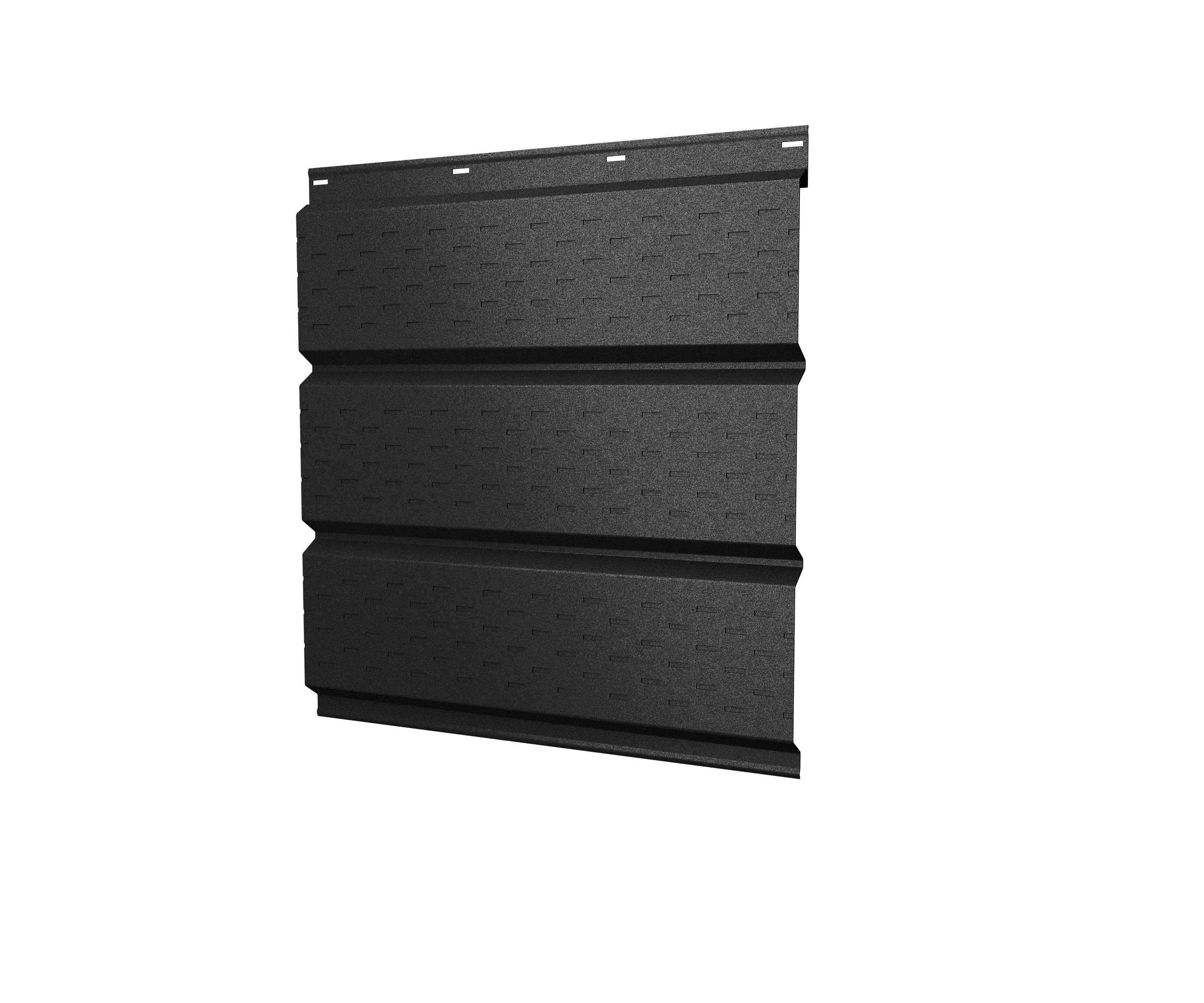 Софит металл полная перфорация GL 0.45мм Drap TX TwinColor (черный) 9005 {длины по спецификации}, 9005 (чёрный) купить в Санкт-Петербурге Софит металл полная перфорация GL 0.45мм Drap TX TwinColor (черный) 9005 {длины по спецификации}, 9005 (чёрный)