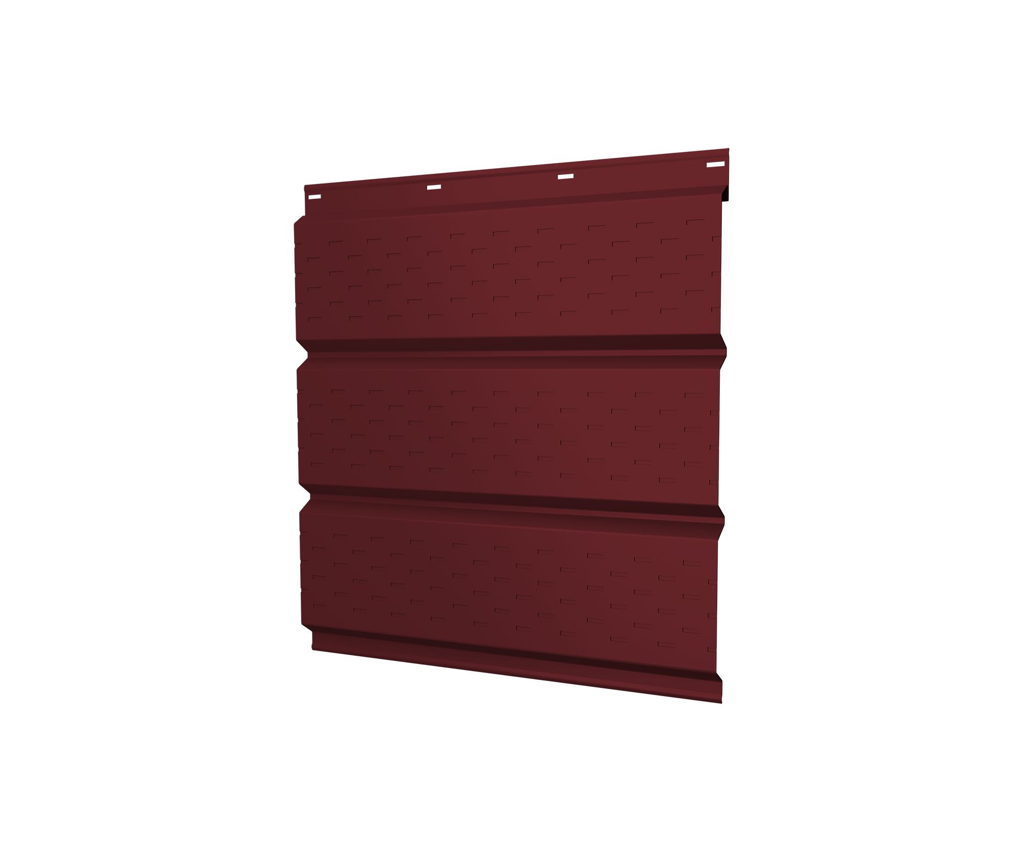 Софит металл полная перфорация GL 0.50мм 3005 (темно-красный) Satin {длины по спецификации}, 3005 (красное вино) купить в Санкт-Петербурге Софит металл полная перфорация GL 0.50мм 3005 (темно-красный) Satin {длины по спецификации}, 3005 (красное вино)