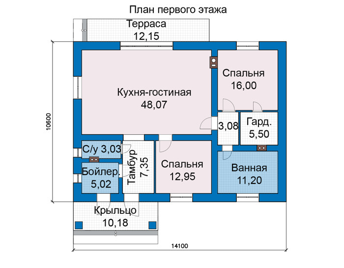 Проект дома с 125