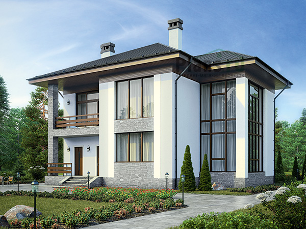 Стоимость строительства дома: 4 310 605 руб.