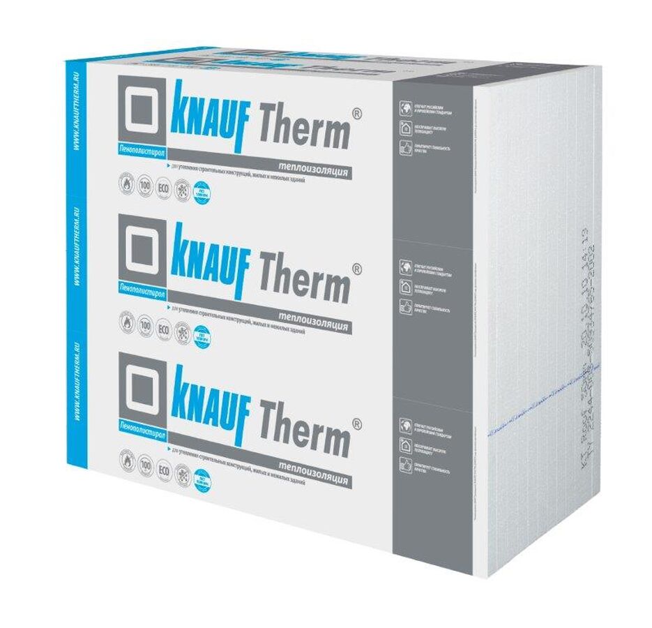 KNAUF Therm® УКЛОН ПРО В (1,5%) (ППС 17) 35-50х1000х1200мм/13шт/15,6м2 купить в Санкт-Петербурге