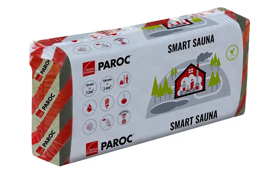 Утеплитель Paroc Extra Smart Sauna alc 100мм купить в Санкт-Петербурге Утеплитель Paroc Extra Smart Sauna alc 100мм