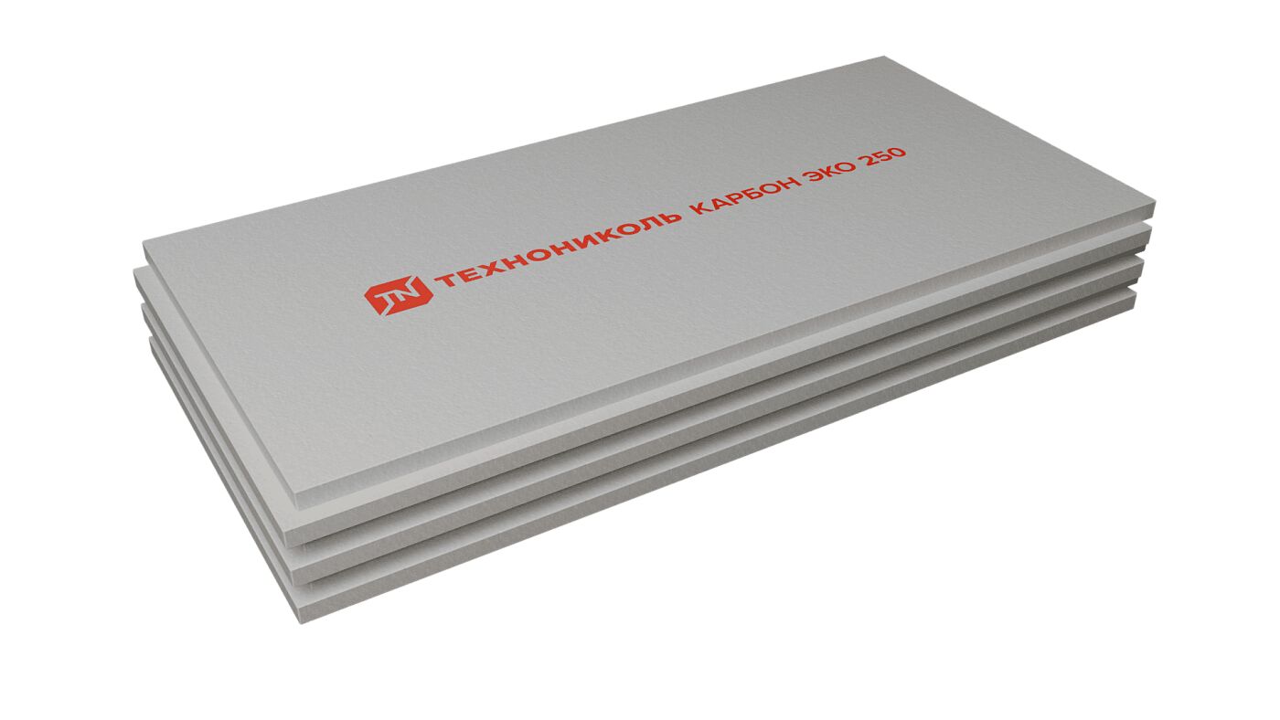 Экструзионный пенополистирол CARBON ECO 250 (КАРБОН ЭКО) L-100х580х1180мм/4шт/2.74м2/0.274м3 купить в Санкт-Петербурге