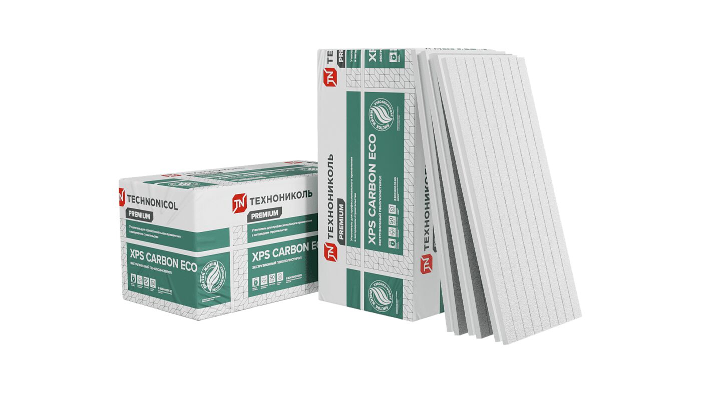 Экструзионный пенополистирол CARBON ECO FAS/2 S/1 (КАРБОН ЭКО ФАСАД) 100х580х1180мм/4шт/2.738м2/0.274м3 купить в Санкт-Петербурге