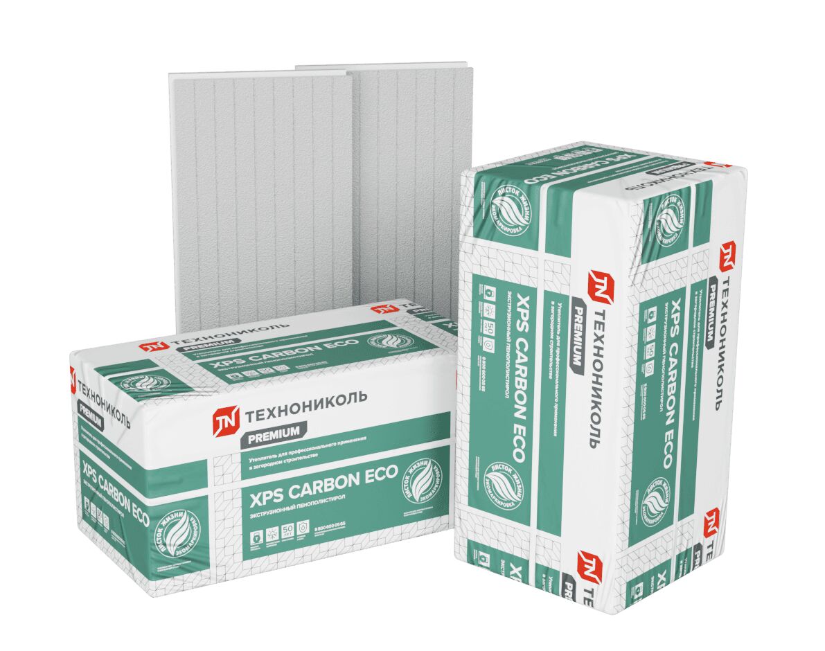Экструзионный пенополистирол CARBON ECO FAS/2 S/2 (КАРБОН ЭКО ФАСАД) 50х580х1180мм/8шт/5.475м2/0.274м3 купить в Санкт-Петербурге