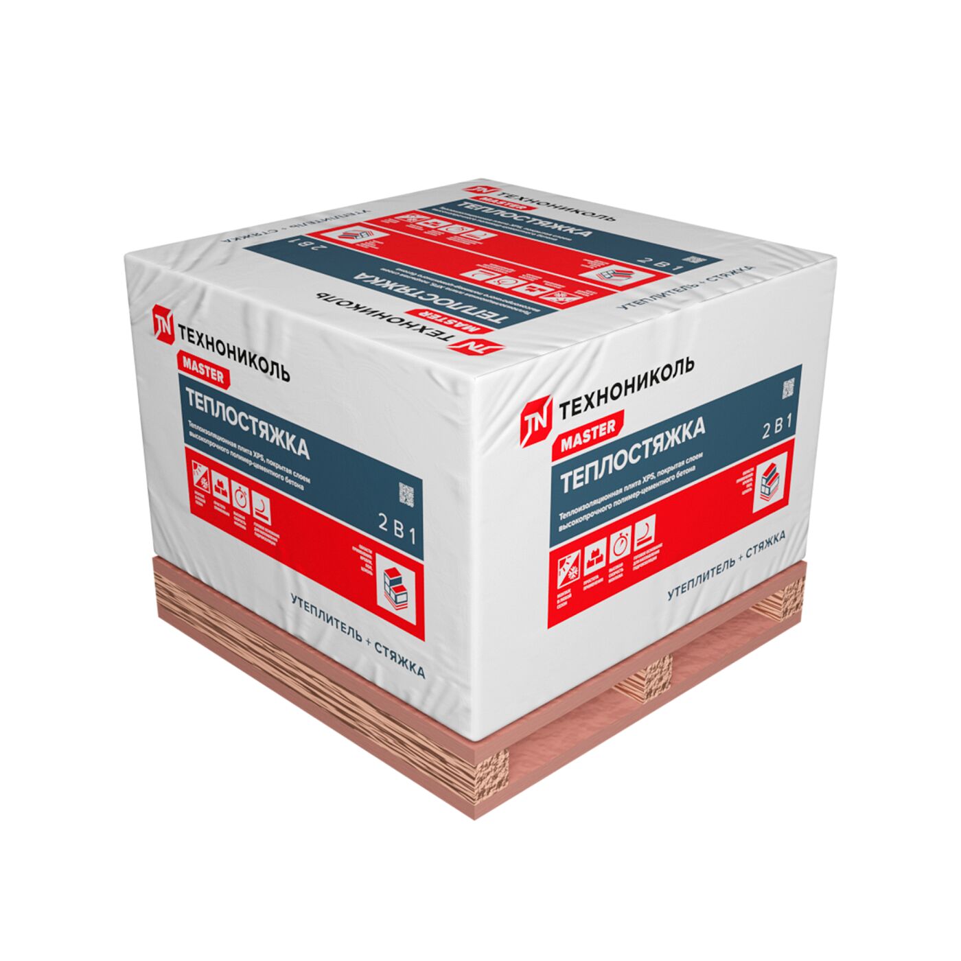 Экструзионный пенополистирол ТЕПЛОСТЯЖКА Сэндвич Ц-XPS 50L-1-1180х580х60мм/28шт/19.16м2/1.15м3 купить в Санкт-Петербурге