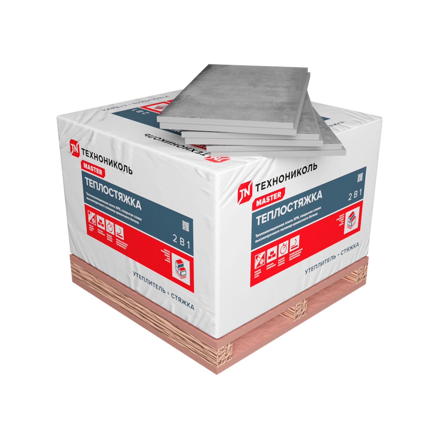 Экструзионный пенополистирол ТЕПЛОСТЯЖКА Сэндвич Ц-XPS 50L-1-1180х580х60мм/28шт/19.16м2/1.15м3 купить в Санкт-Петербурге