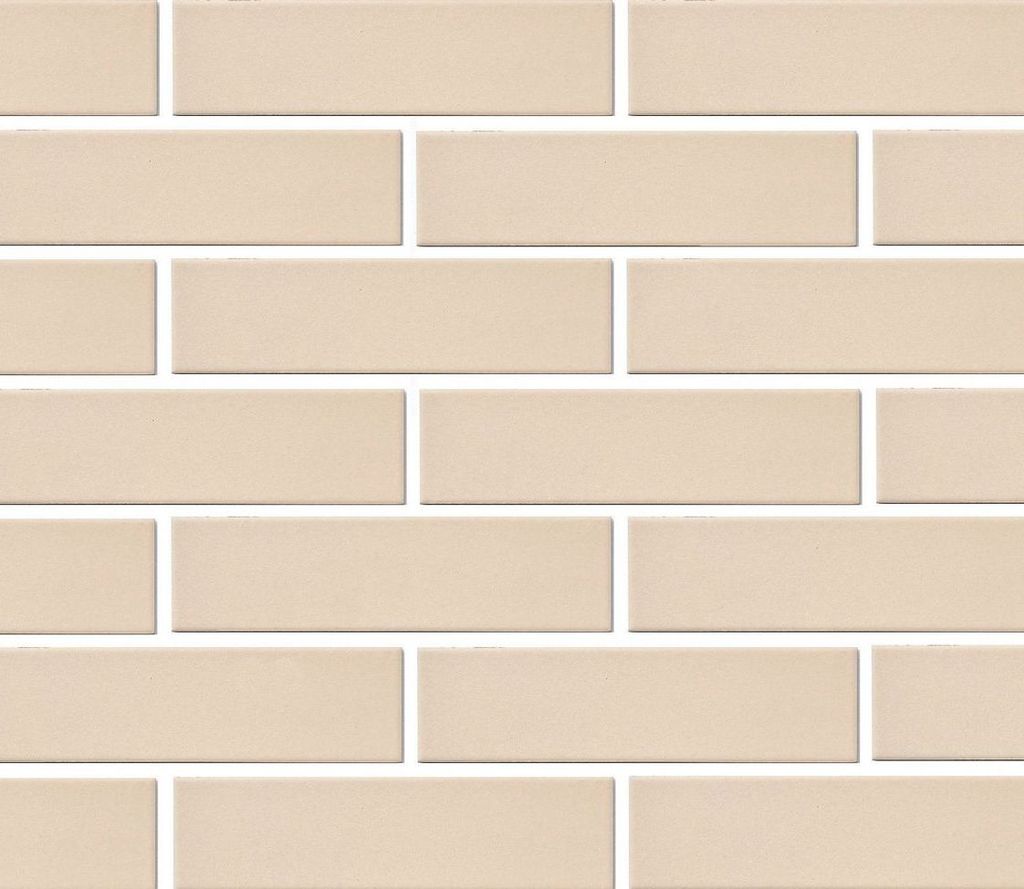 Термопанель рядовая 40 мм ППС с плиткой Natural Beige/ гладкая