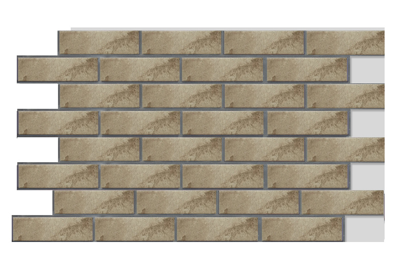Термопанель рядовая ППС Paradyz Mattone Pietra Beige 460х1150х60мм (0.47м2) CeramoTHERM, Beige купить в Санкт-Петербурге Термопанель рядовая ППС Paradyz Mattone Pietra Beige 460х1150х60мм (0.47м2) CeramoTHERM, Beige