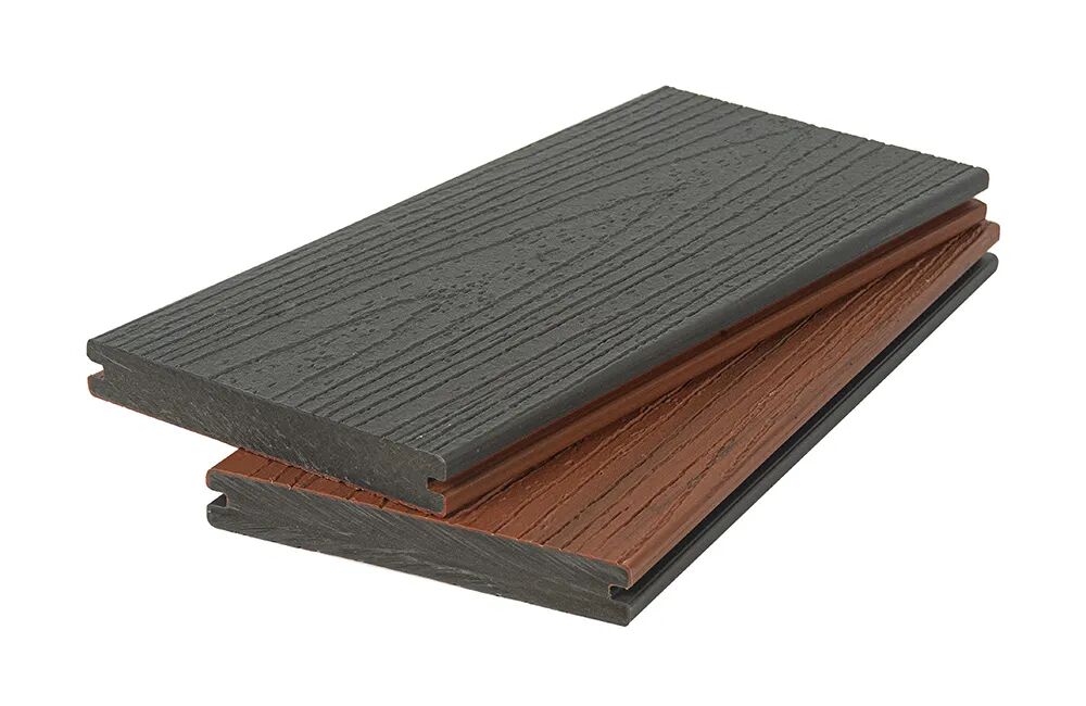 Доска террасная ПОЛНОТЕЛАЯ co-extrusion 3D PG NUSADUA шоколад+св.серый 140х20x2900мм купить в Санкт-Петербурге