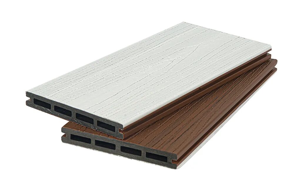 Доска террасная ПУСТОТЕЛАЯ co-extrusion 3D PG NUSADUA песочный+белый 140х20x2900мм купить в Санкт-Петербурге