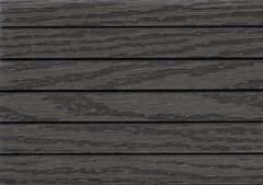 Террасная доска ТЕРРАпол полнотелая с пазом КЛАССИК Кантри 147х24х3000мм, Черное дерево