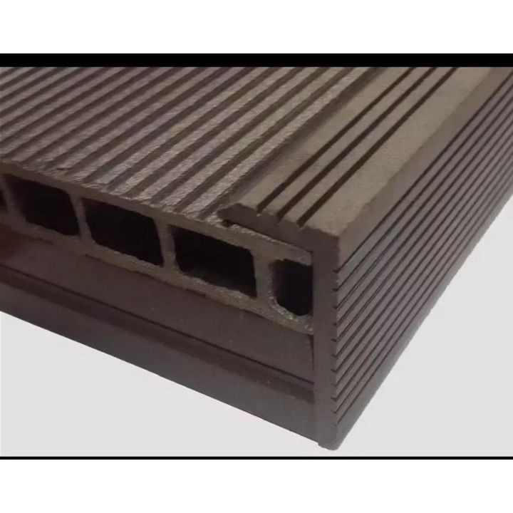 Распродажа Декоративный уголок из ДПК ЭКОДЕК (Россия) венге (темно-коричневый) 30х70х4000мм