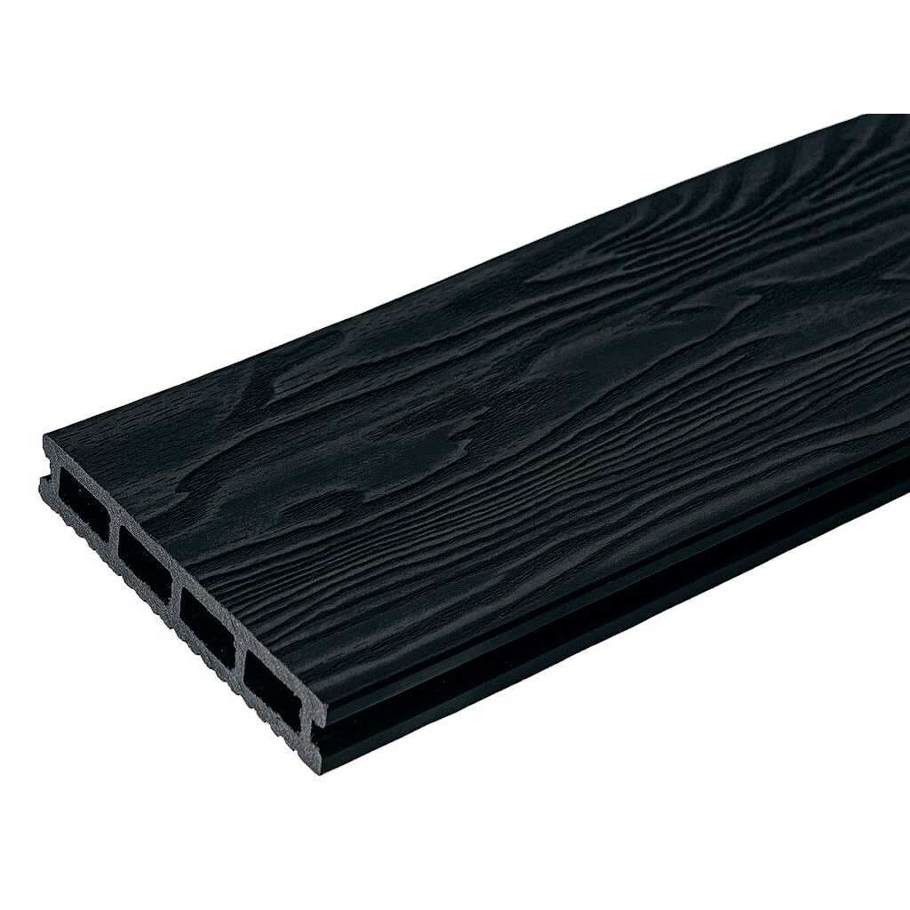 Распродажа Доска террасная TalverWood вельвет/фактура 3D графит 150х25х4000мм, графит