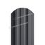 Штакетник металлический МП LANE-O фигурный Valori Grey (серый)
