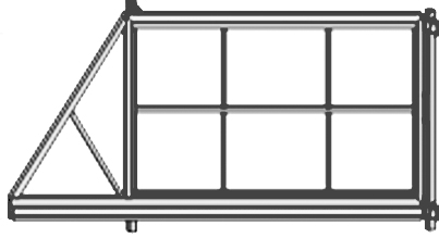 Ворота откатные Классик