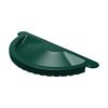 заглушка желоба D125мм RAL 6005 зелёный