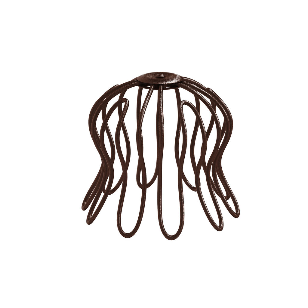 Паук (сетка воронки)металлическая матовая, 8017 коричневый матовый