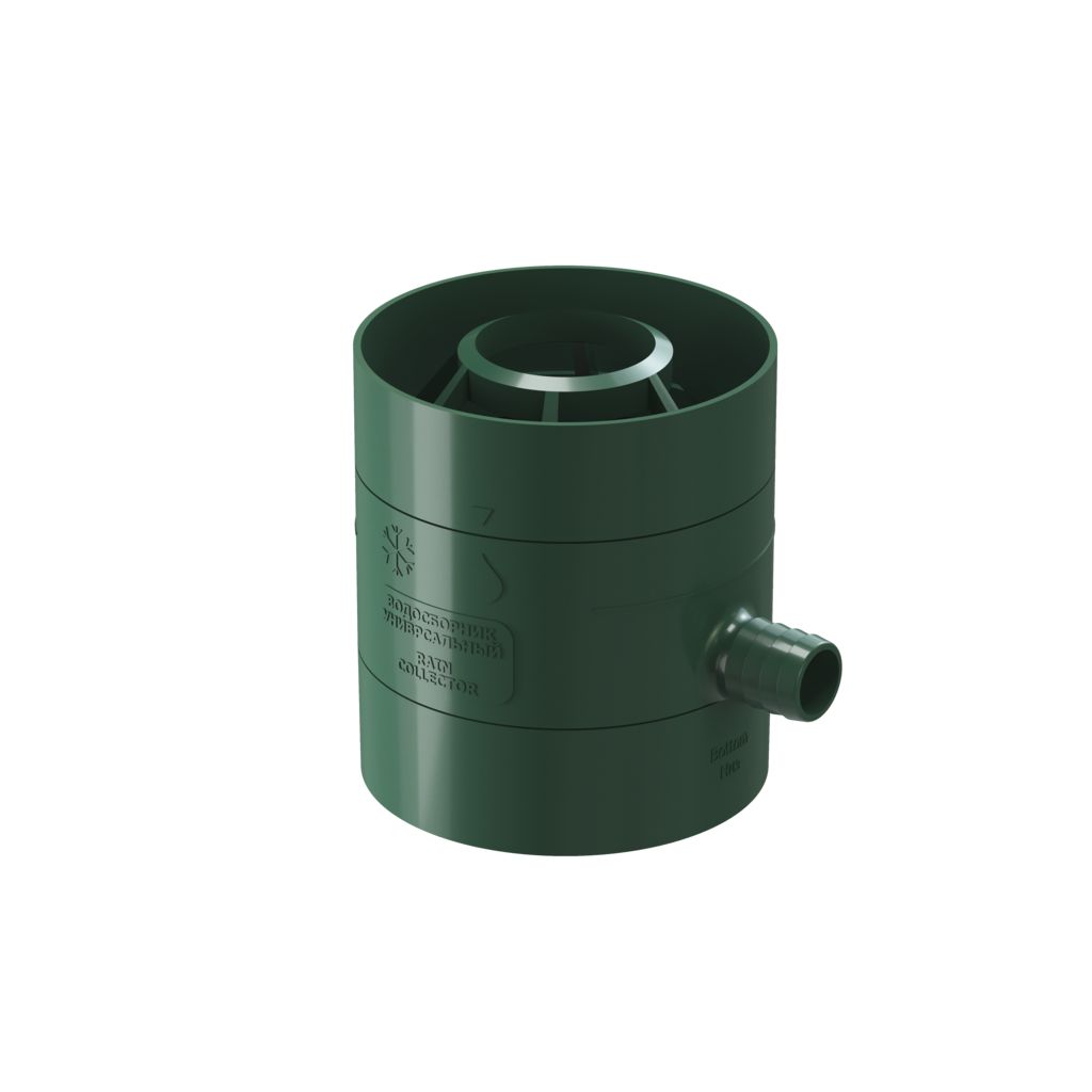 Универсальный водосборник пластиковый, Водосборник универсальный Docke зеленый 6005